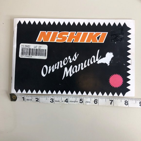 1991 Nishiki Standard Chainstay Mountain Bike Owners Manual Ephemera Movie Prop - Picture 7 of 10